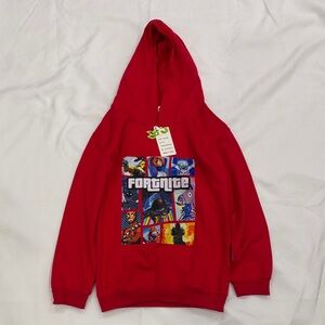 Red Graphic Hoodie Sweatshirt - Men's Hooded Pullover